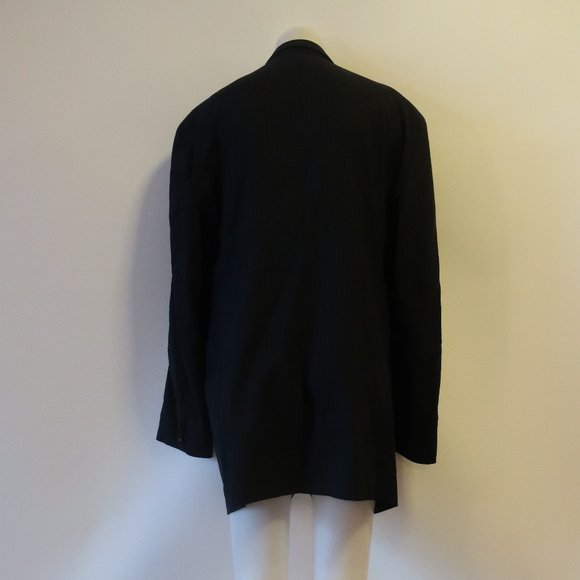 RENE LIZARD PINSTRIPE WOOL BLAZER JACKET 44 L * - Picture 14 of 16